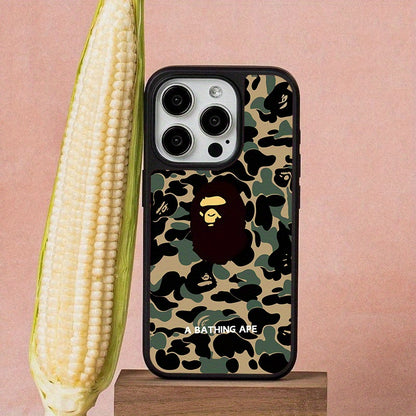 Camouflage Ape for Man Durable, Shock-Absorbing, and Trendy Protection - for iPhone 16, 15, 14, 13, 12, Plus, Pro, Max, Perfect Birthday Gift for Friends