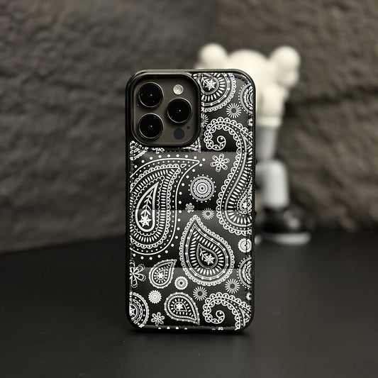 Paisley Patterned Cotton Phone Case for iPhone