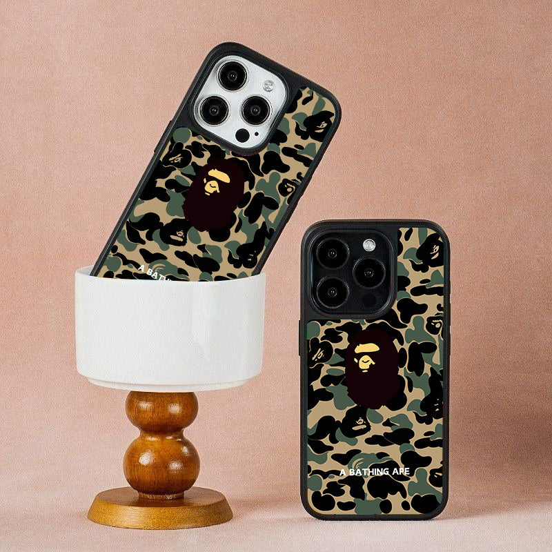 Camouflage Ape for Man Durable, Shock-Absorbing, and Trendy Protection - for iPhone 16, 15, 14, 13, 12, Plus, Pro, Max, Perfect Birthday Gift for Friends