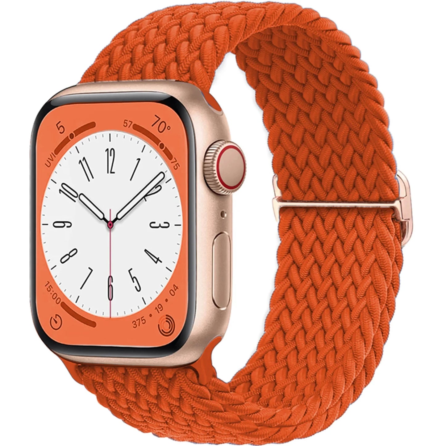 Braided Solo loop for Apple Watch band 44mm 45mm 49mm 42mm 40mm 41mm Elastic bracelet correa Series 9 8 7 6 5 4 SE Ultra Strap