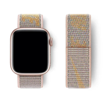 Strap For Apple Watch Band 44mm 40mm 45mm 41mm 49mm 42mm 38mm 45 mm Nylon Bracelet Correa iwatch Series 9 7 se 6 Ultra 2 8 Band