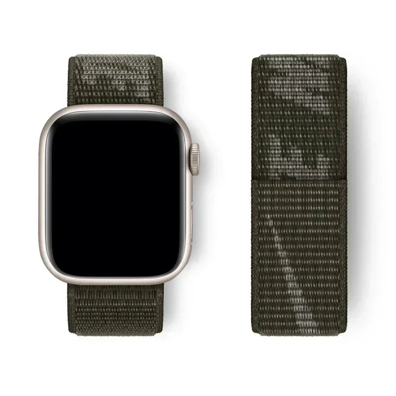 Strap For Apple Watch Band 44mm 40mm 45mm 41mm 49mm 42mm 38mm 45 mm Nylon Bracelet Correa iwatch Series 9 7 se 6 Ultra 2 8 Band