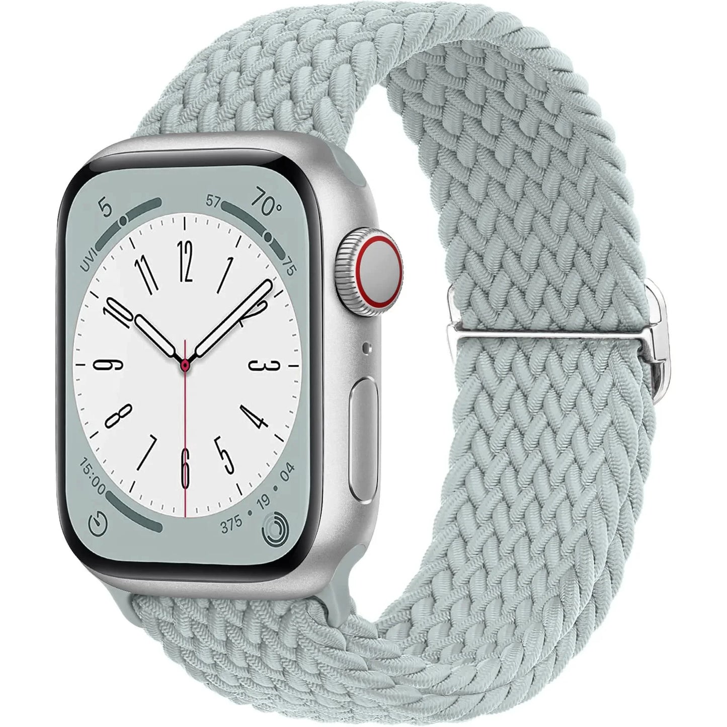 Braided Solo loop for Apple Watch band 44mm 45mm 49mm 42mm 40mm 41mm Elastic bracelet correa Series 9 8 7 6 5 4 SE Ultra Strap