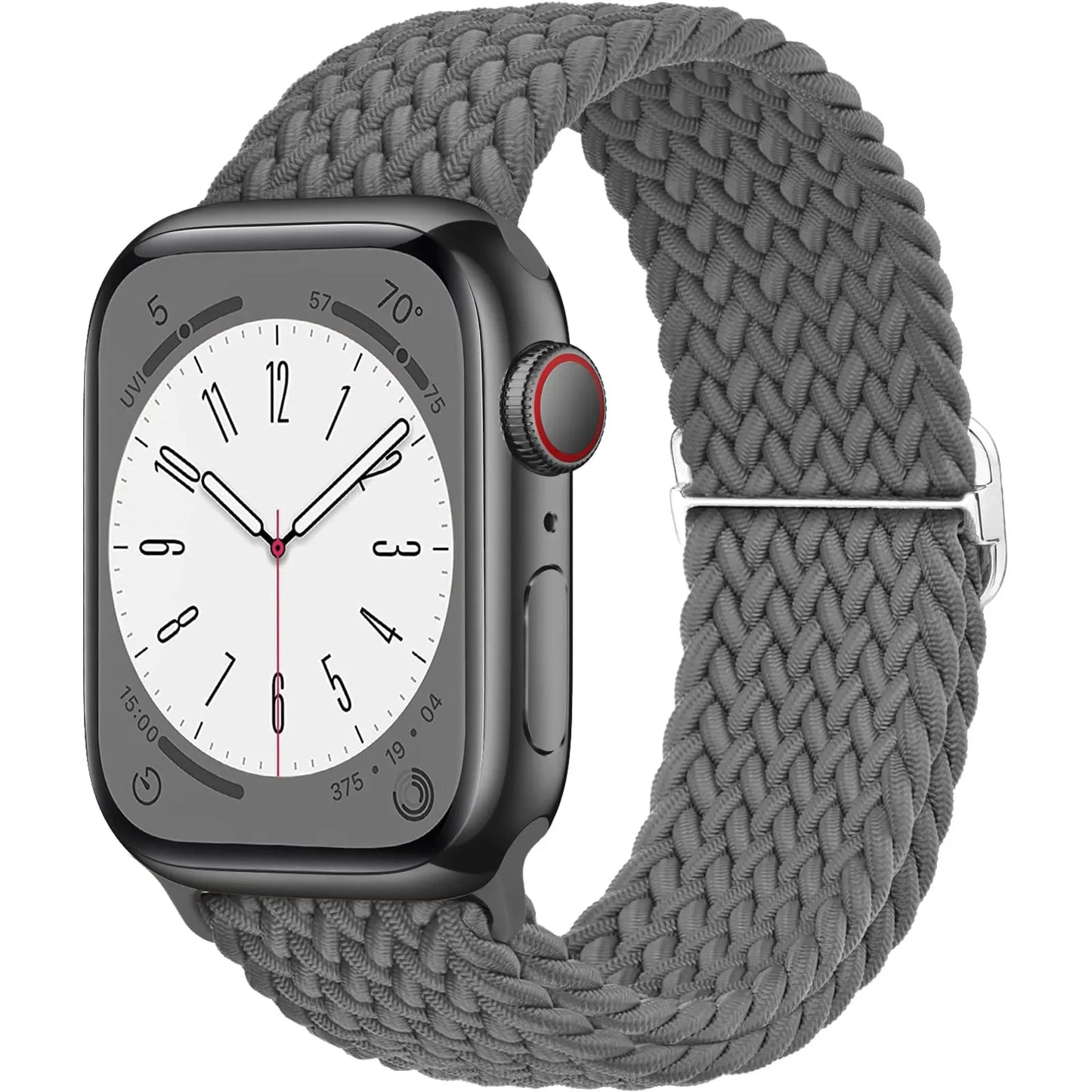 Braided Solo loop for Apple Watch band 44mm 45mm 49mm 42mm 40mm 41mm Elastic bracelet correa Series 9 8 7 6 5 4 SE Ultra Strap