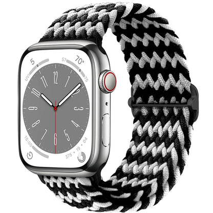 Braided Solo loop for Apple Watch band 44mm 45mm 49mm 42mm 40mm 41mm Elastic bracelet correa Series 9 8 7 6 5 4 SE Ultra Strap