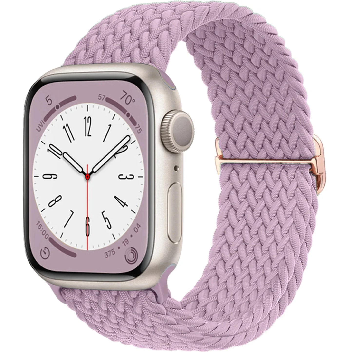 Braided Solo loop for Apple Watch band 44mm 45mm 49mm 42mm 40mm 41mm Elastic bracelet correa Series 9 8 7 6 5 4 SE Ultra Strap