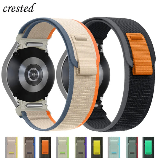 Trail loop Band for Samsung Galaxy watch 7 6 5 4 44mm 40mm/FE/5 Pro 45mm correa bracelet Galaxy watch 6 classic 47mm 43mm Strap