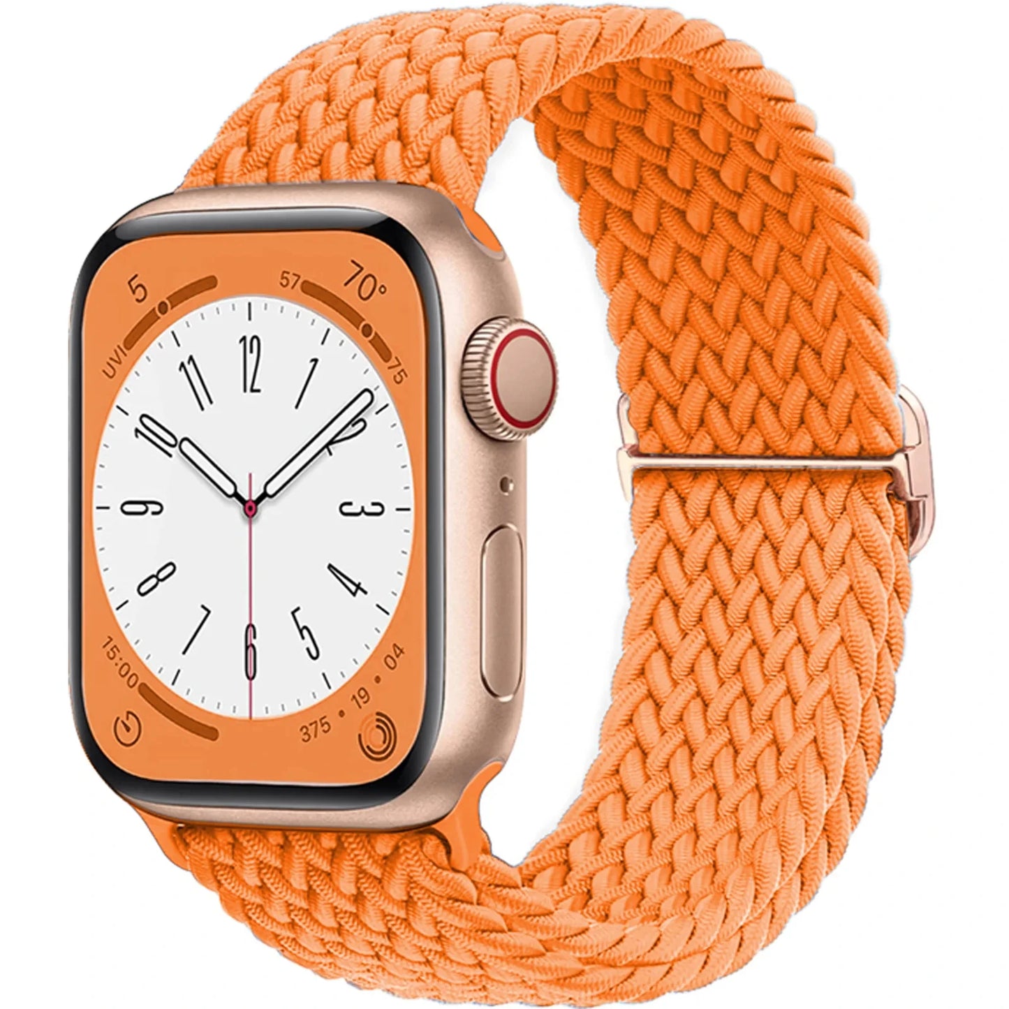 Braided Solo loop for Apple Watch band 44mm 45mm 49mm 42mm 40mm 41mm Elastic bracelet correa Series 9 8 7 6 5 4 SE Ultra Strap