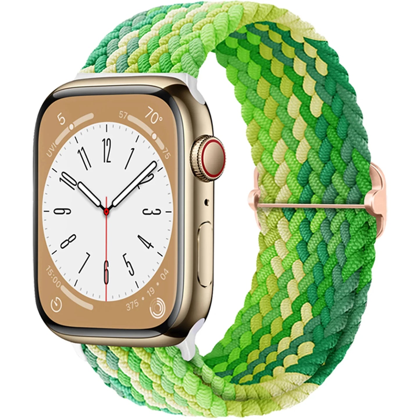 Braided Solo loop for Apple Watch band 44mm 45mm 49mm 42mm 40mm 41mm Elastic bracelet correa Series 9 8 7 6 5 4 SE Ultra Strap