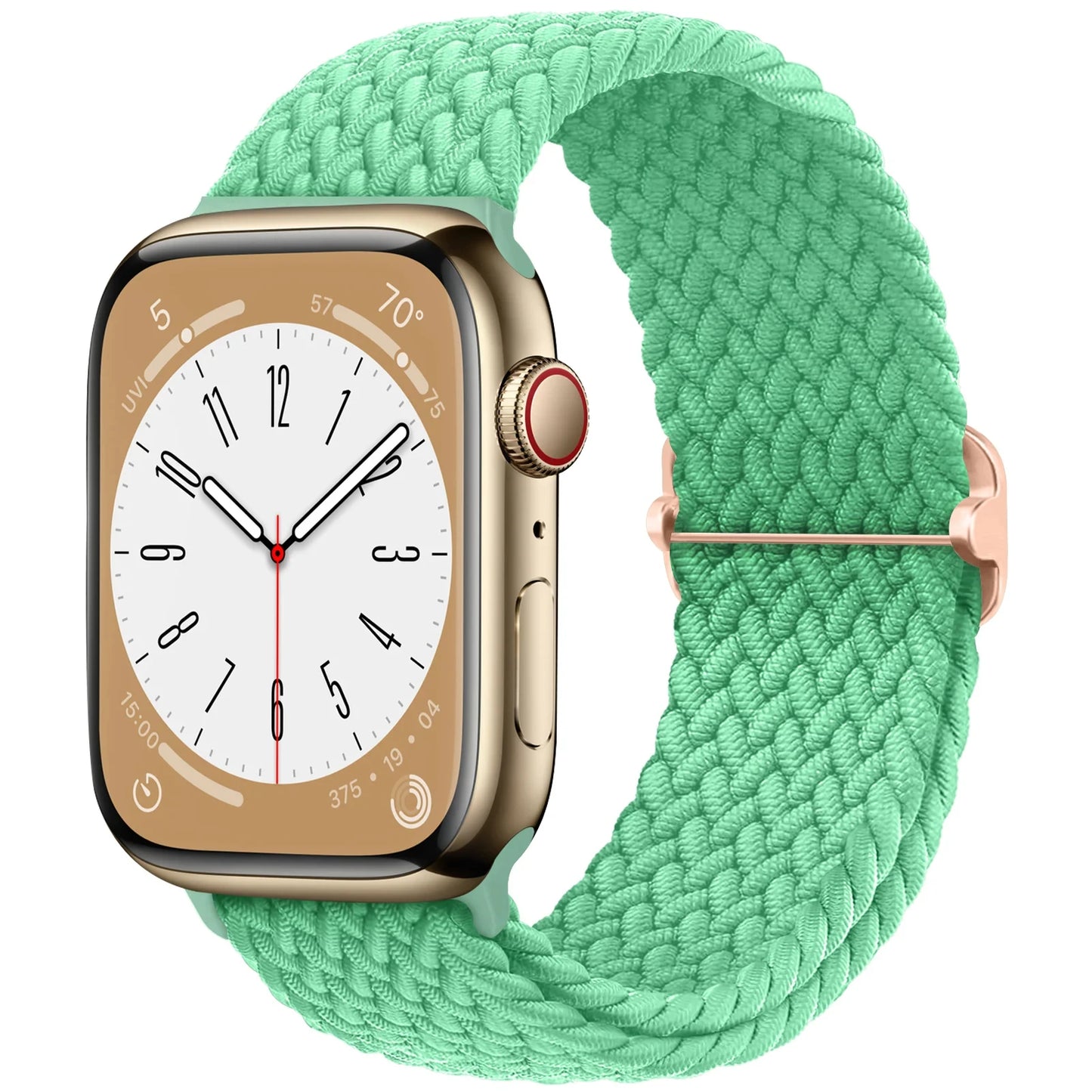 Braided Solo loop for Apple Watch band 44mm 45mm 49mm 42mm 40mm 41mm Elastic bracelet correa Series 9 8 7 6 5 4 SE Ultra Strap