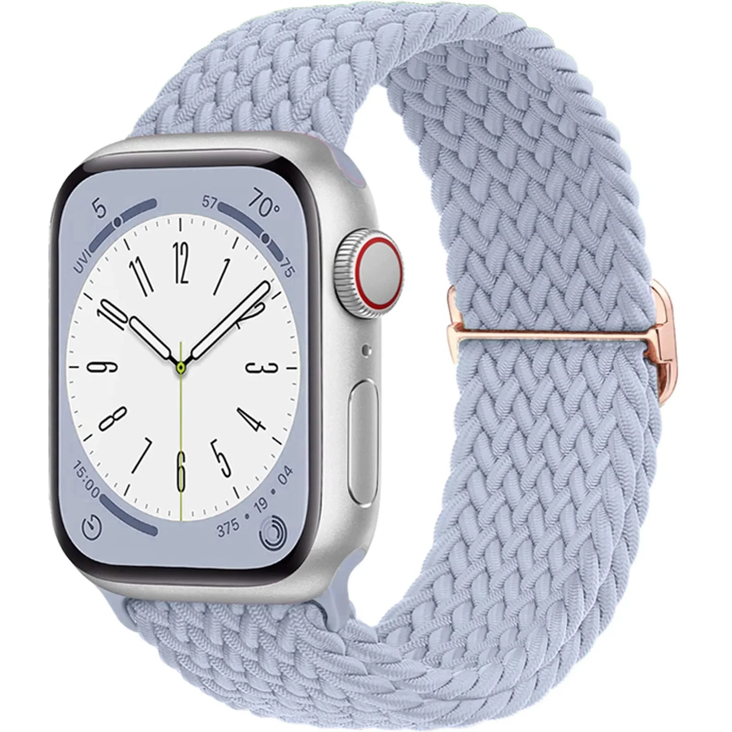 Braided Solo loop for Apple Watch band 44mm 45mm 49mm 42mm 40mm 41mm Elastic bracelet correa Series 9 8 7 6 5 4 SE Ultra Strap