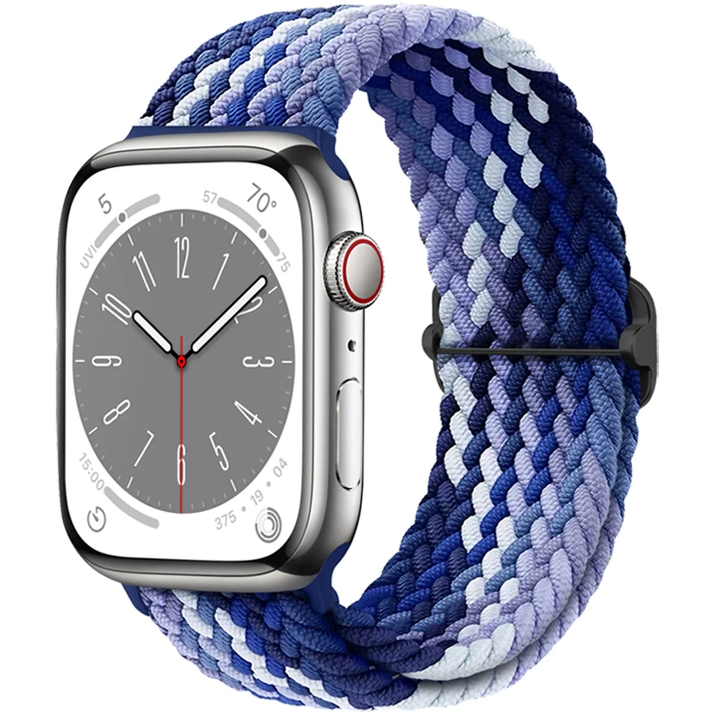 Braided Solo loop for Apple Watch band 44mm 45mm 49mm 42mm 40mm 41mm Elastic bracelet correa Series 9 8 7 6 5 4 SE Ultra Strap