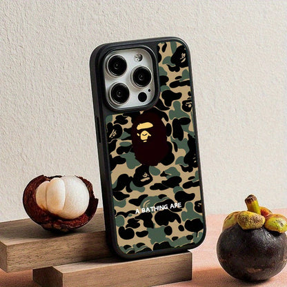 Camouflage Ape for Man Durable, Shock-Absorbing, and Trendy Protection - for iPhone 16, 15, 14, 13, 12, Plus, Pro, Max, Perfect Birthday Gift for Friends